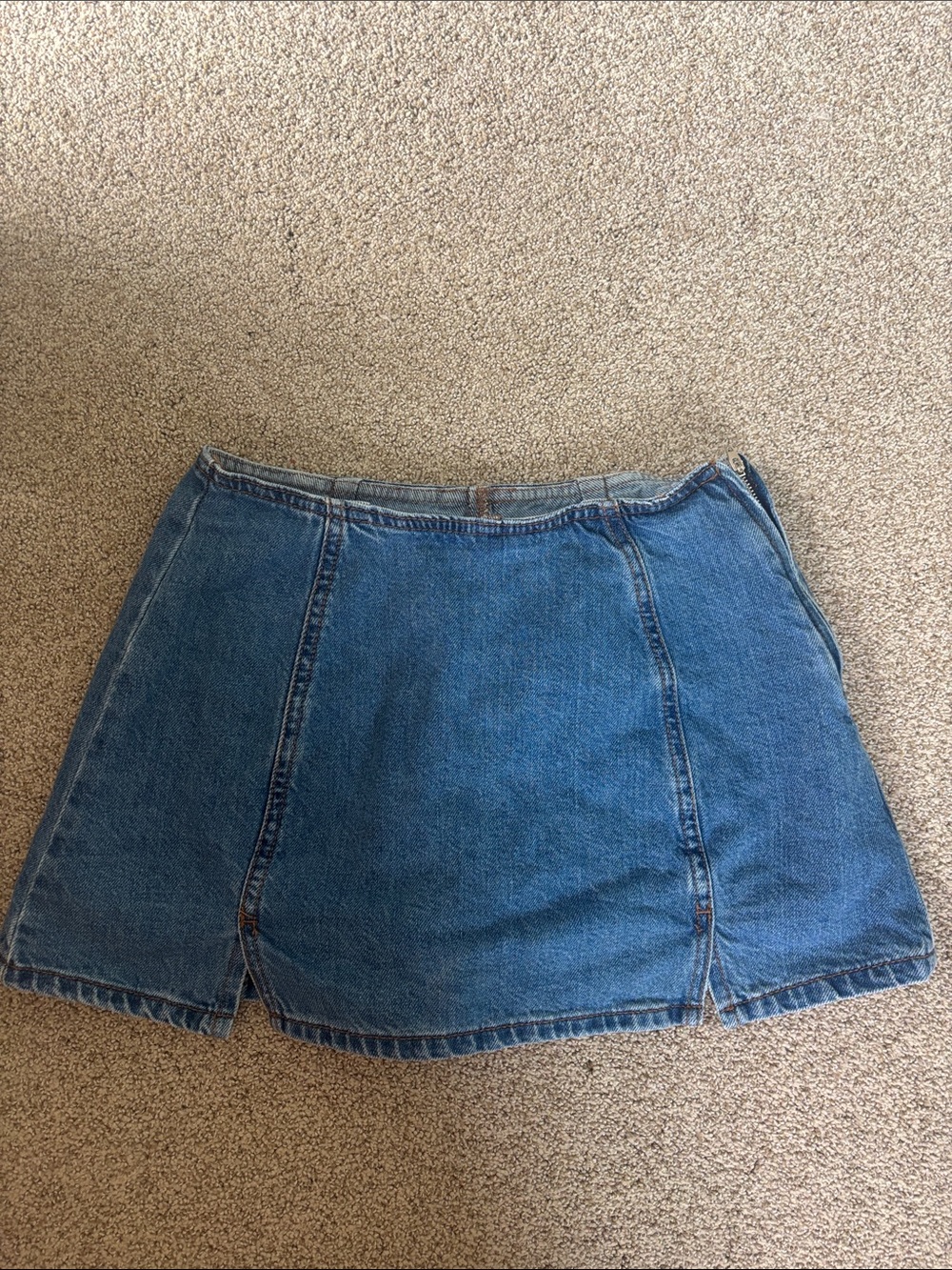 Primark Light Blue Denim Mini Skort
